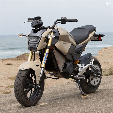INVERTED FORK SUSPENSION. Just like a top-of-the-line sportbike, the Grom features an inverted hydraulic fork front suspension for control and road feel. Show More. The Honda Grom is your vehicle for self-expression, with features like plug-and-play body panels. See why the Grom is one of the most fun sport bikes on the planet: